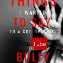 cover THINGS I WANTED TO SAY TO BULLY EBOOK