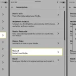 How To Restart Kindle